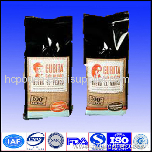 Side Gusset Coffee Bags With Valve